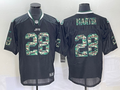 Men's New York Jets Curtis Martin #28 Black Player Jersey1