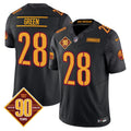 Mens Washington Commanders 90th Anniversary Vapor Limited Jersey V4  All Stitched