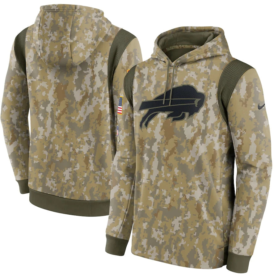 Men's Buffalo Bills NFL 2021 Salute to Service Hoodie1 Camouflage