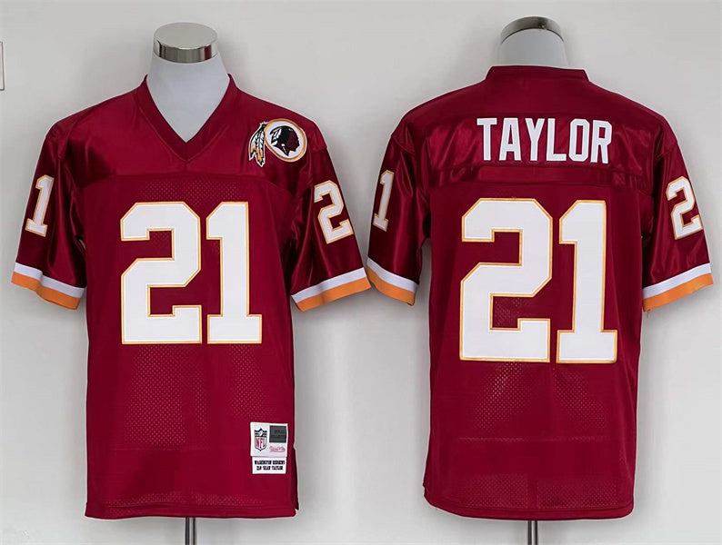 Men's Washington Redskins Sean Taylor  Burgundy Legacy Replica Jersey1