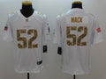 Men's Las Vegas Raiders Khalil Mack #52 White Alternate Game Jersey1