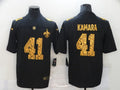 Men's New Orleans Saints Alvin Kamara #41 Black Player Game Jersey1