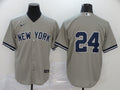 Men's New York Yankees Gary Sanchez #24 Gray Replica Player Name Jersey1