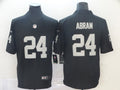 Men's Las Vegas Raiders Jonathan Abram #24 Black Game Player Jersey1