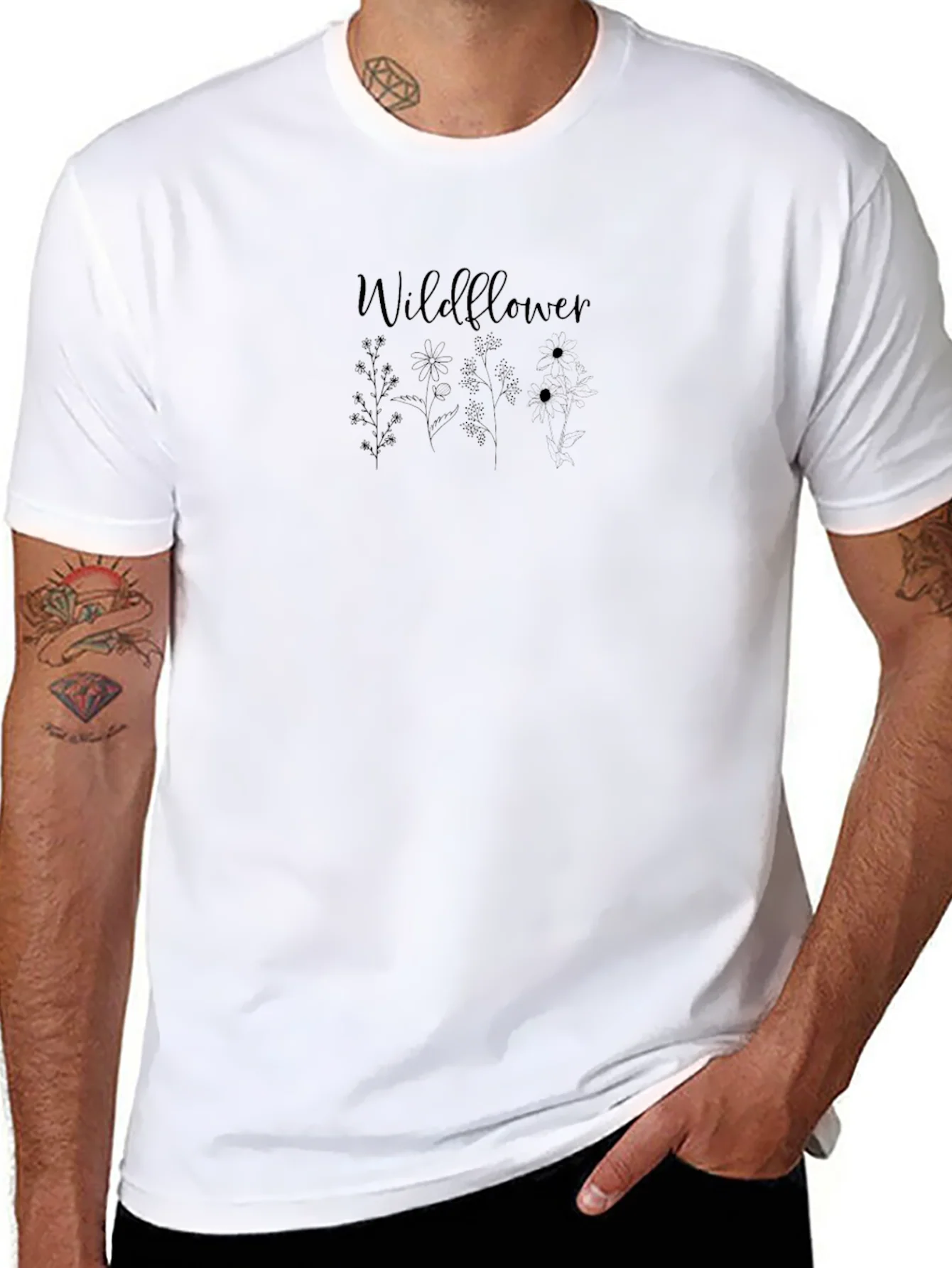 Wildflower Graphic Tee - Stylish & Comfortable