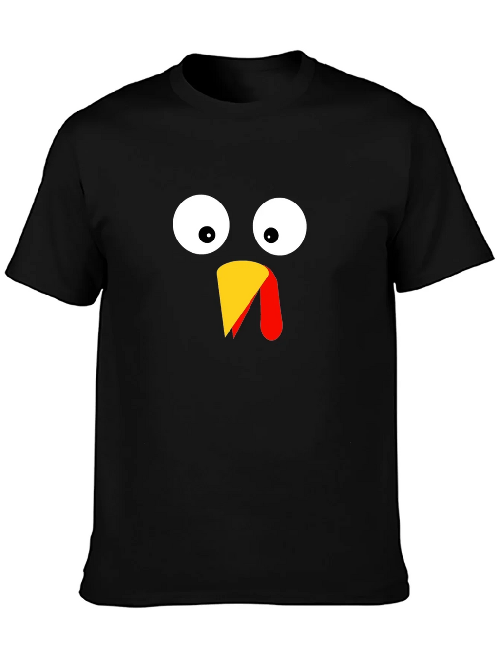 Funny Thanksgiving Turkey Face T-Shirt