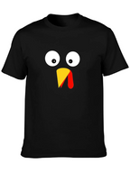 Funny Thanksgiving Turkey Face T-Shirt