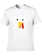 Funny Thanksgiving Turkey Face T-Shirt