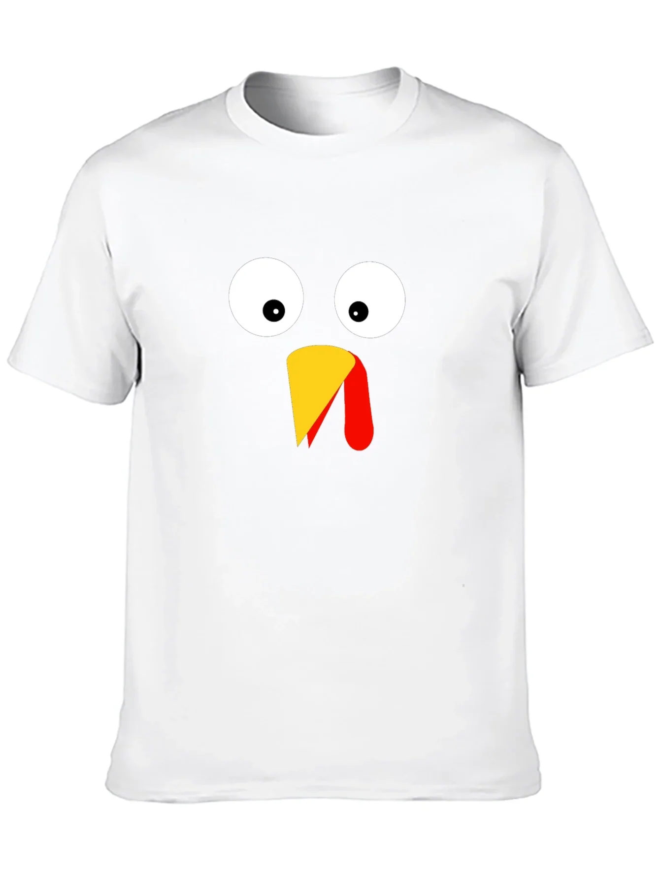 Funny Thanksgiving Turkey Face T-Shirt