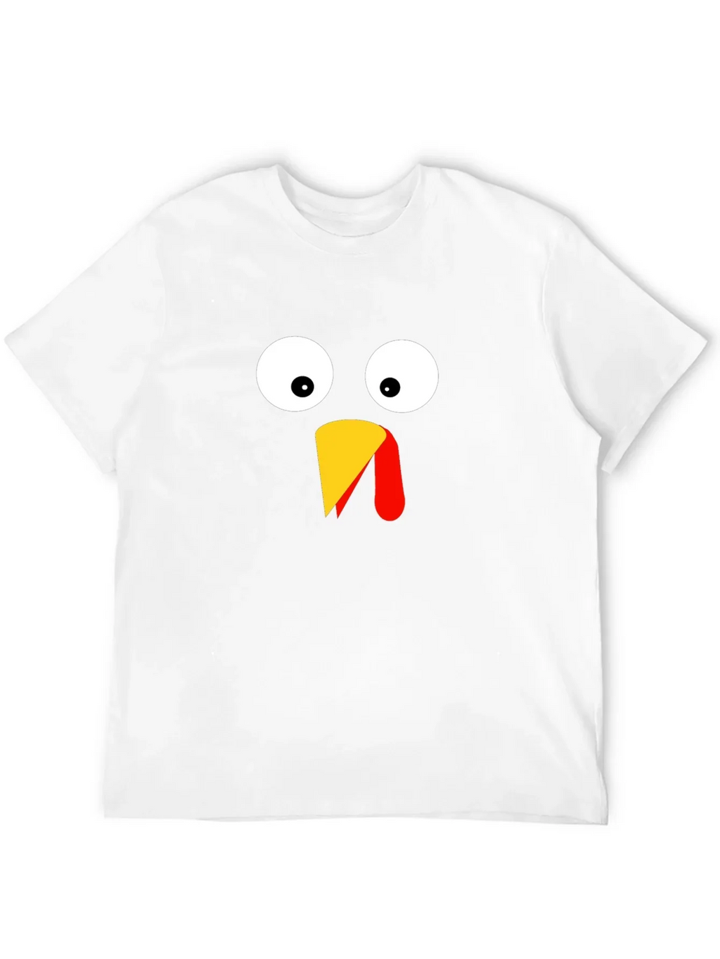 Funny Thanksgiving Turkey Face T-Shirt