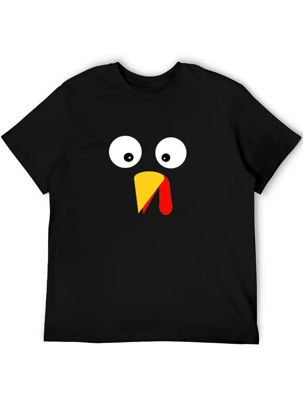 Funny Thanksgiving Turkey Face T-Shirt