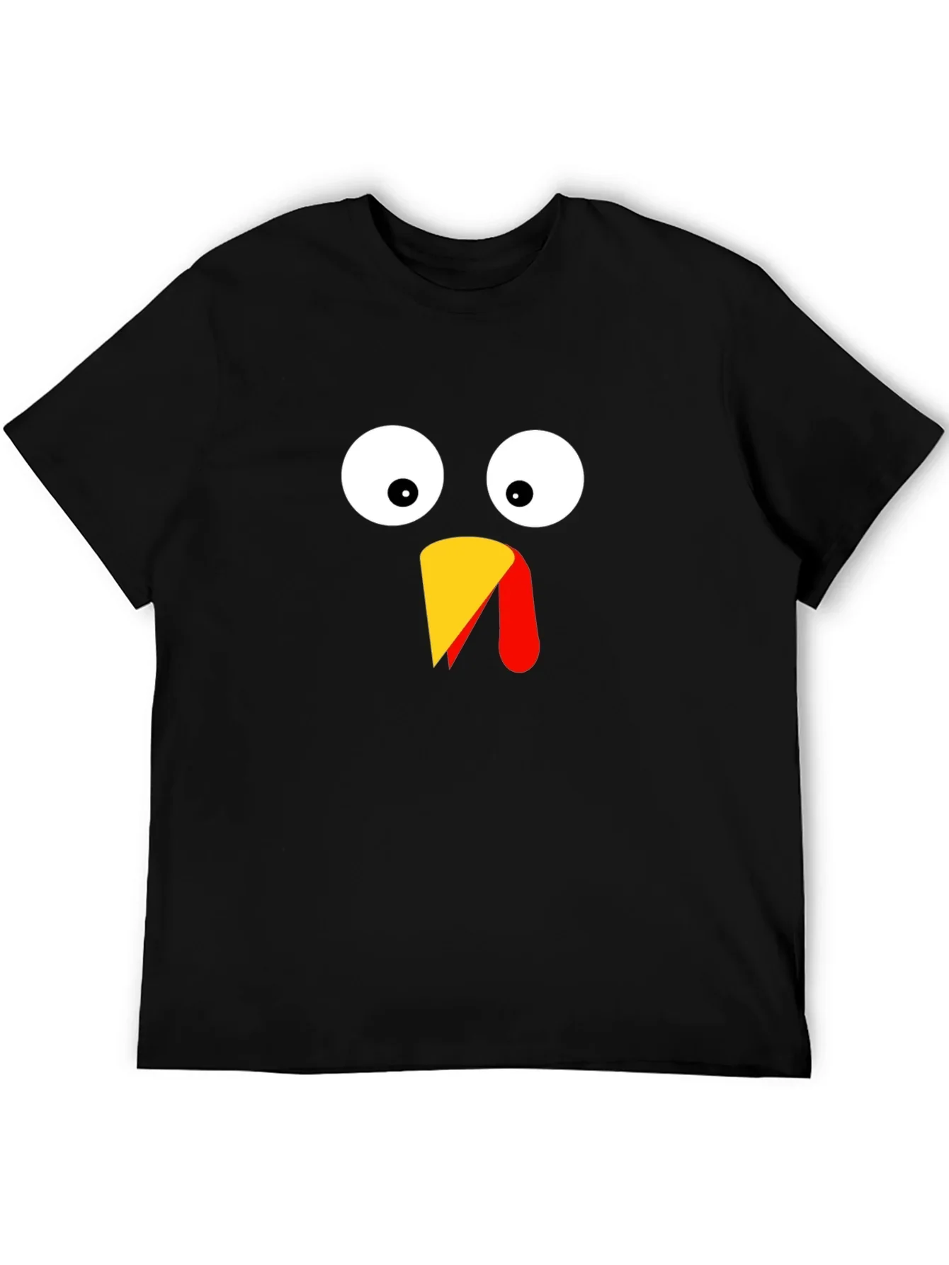 Funny Thanksgiving Turkey Face T-Shirt