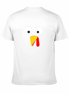 Funny Thanksgiving Turkey Face T-Shirt