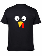 Funny Thanksgiving Turkey Face T-Shirt