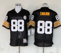 Men's Pittsburgh Steelers Lynn Swann  Black Legacy Replica Jersey1
