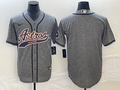 Men's Houston Astros Gray Joint Edition Replica Blank Jersey1