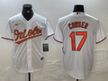 Men's Baltimore Orioles Colton Cowser #17 White Replica Player Jersey1
