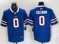 Men's Buffalo Bills Keon Coleman #0 Royal 2024 NFL Draft Player Game Jersey1