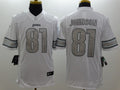 Men's Detroit Lions Calvin Johnson #81 White Game Player Jersey1