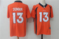 Men's Denver Broncos Trevor Siemian #13 Orange Game Jersey1