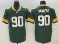 Men's Green Bay Packers Lukas Van Ness #90 Green 2023 NFL Draft First Round Pick Game Jersey1