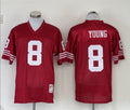 Men's San Francisco 49ers Steve Young  Scarlet Legacy Replica Jersey1