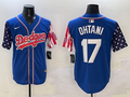 Men's Los Angeles Dodgers Shohei Ohtani Royal Player Jersey1