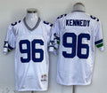 Men's Seattle Seahawks Cortez Kennedy  White Legacy Replica Jersey1