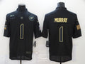Men's Arizona Cardinals Kyler Murray #1 Black Game Player Jersey1