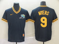 Men's Tampa Bay Rays Wil Myers #9 Navy Replica Baseball Jersey1