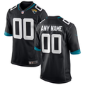 Custom1 Jacksonville Jaguars Black Game Jersey1