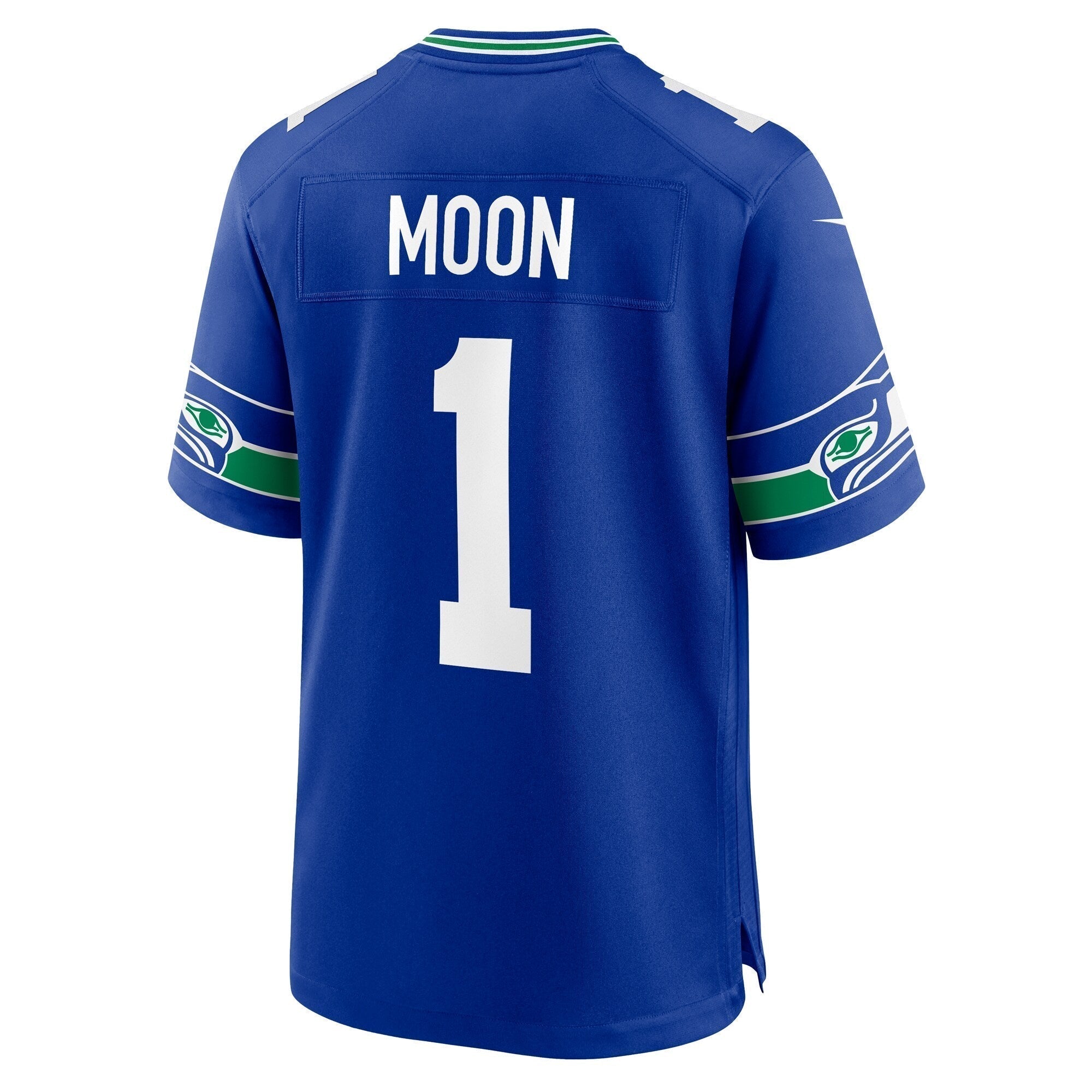 Warren Moon Seattle Seahawks Nike Throwback Retired   Game Jersey - Royal