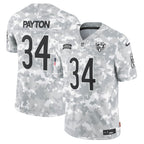 Walter Payton Chicago Bears Nike 2024 Salute to Service Retired   Limited Jersey - Arctic Camo