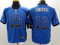 Men's Indianapolis Colts Johnny Unitas #19 Blue Game Jersey1