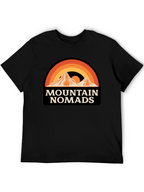 Mountain Nomads Graphic T-Shirt - Retro Outdoor Apparel