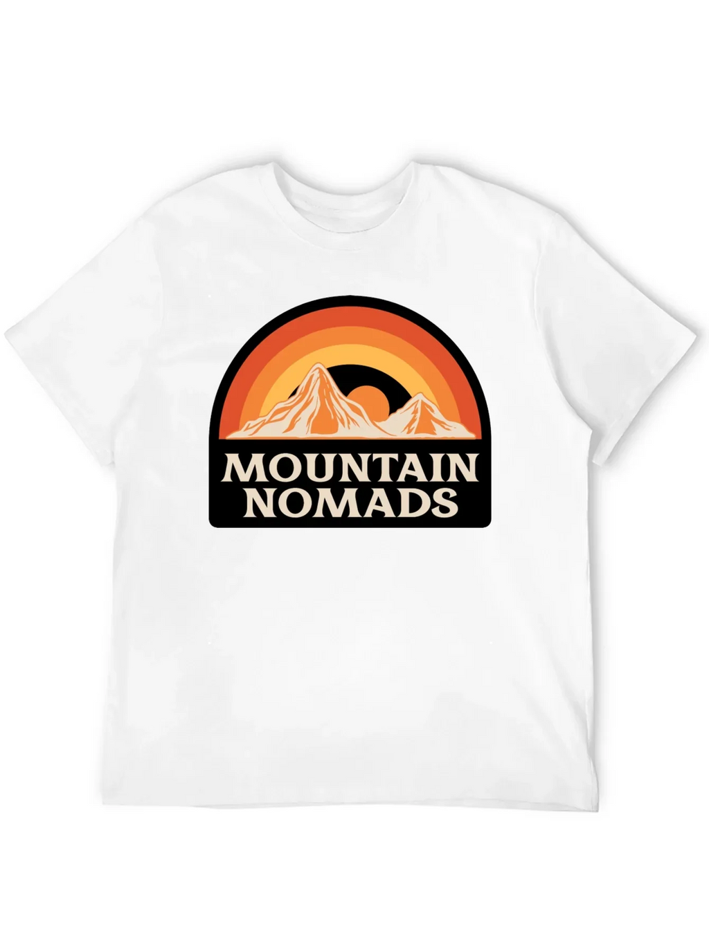 Mountain Nomads Graphic T-Shirt - Retro Outdoor Apparel