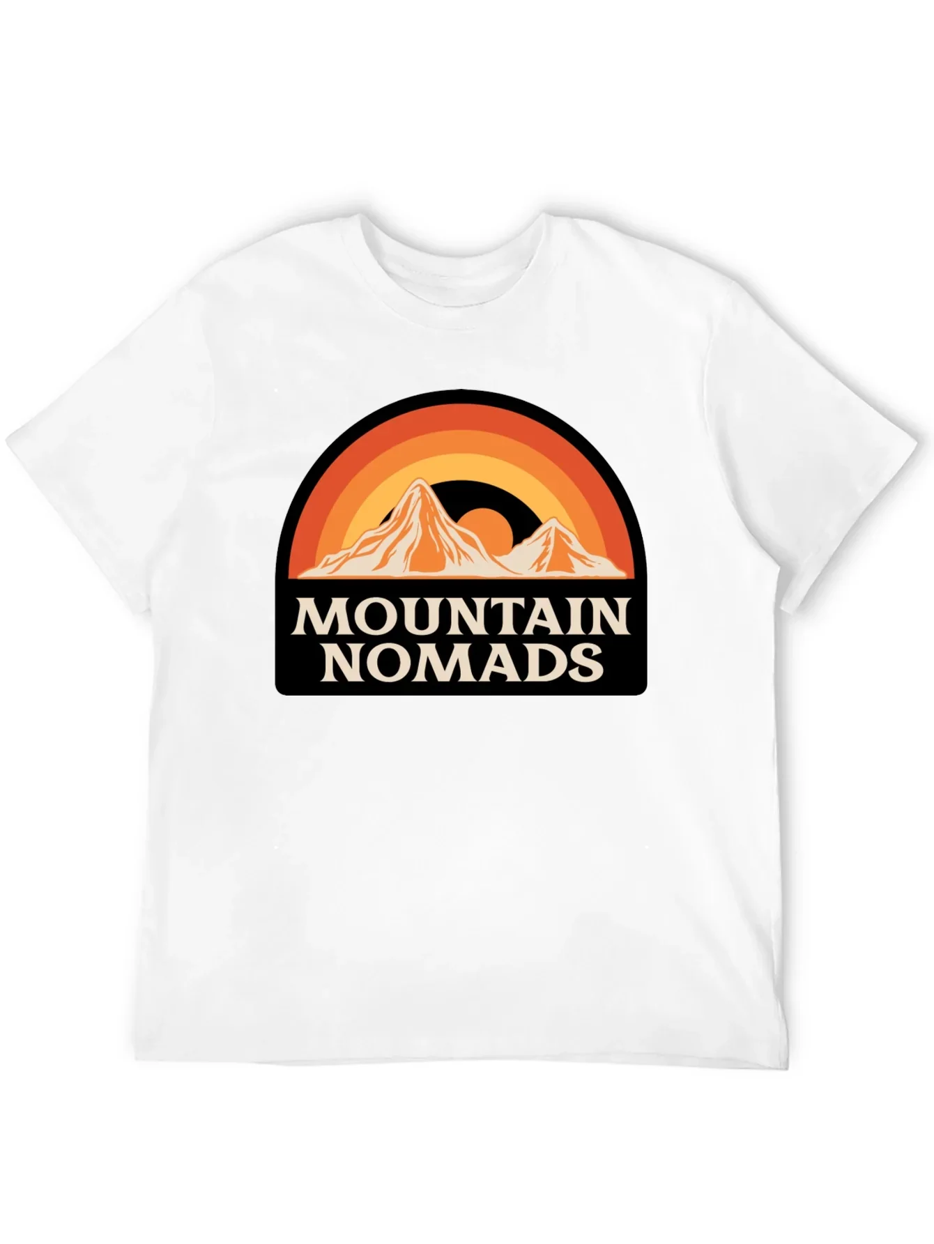 Mountain Nomads Graphic T-Shirt - Retro Outdoor Apparel