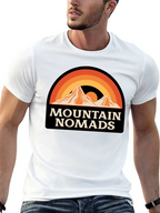 Mountain Nomads Graphic T-Shirt - Retro Outdoor Apparel