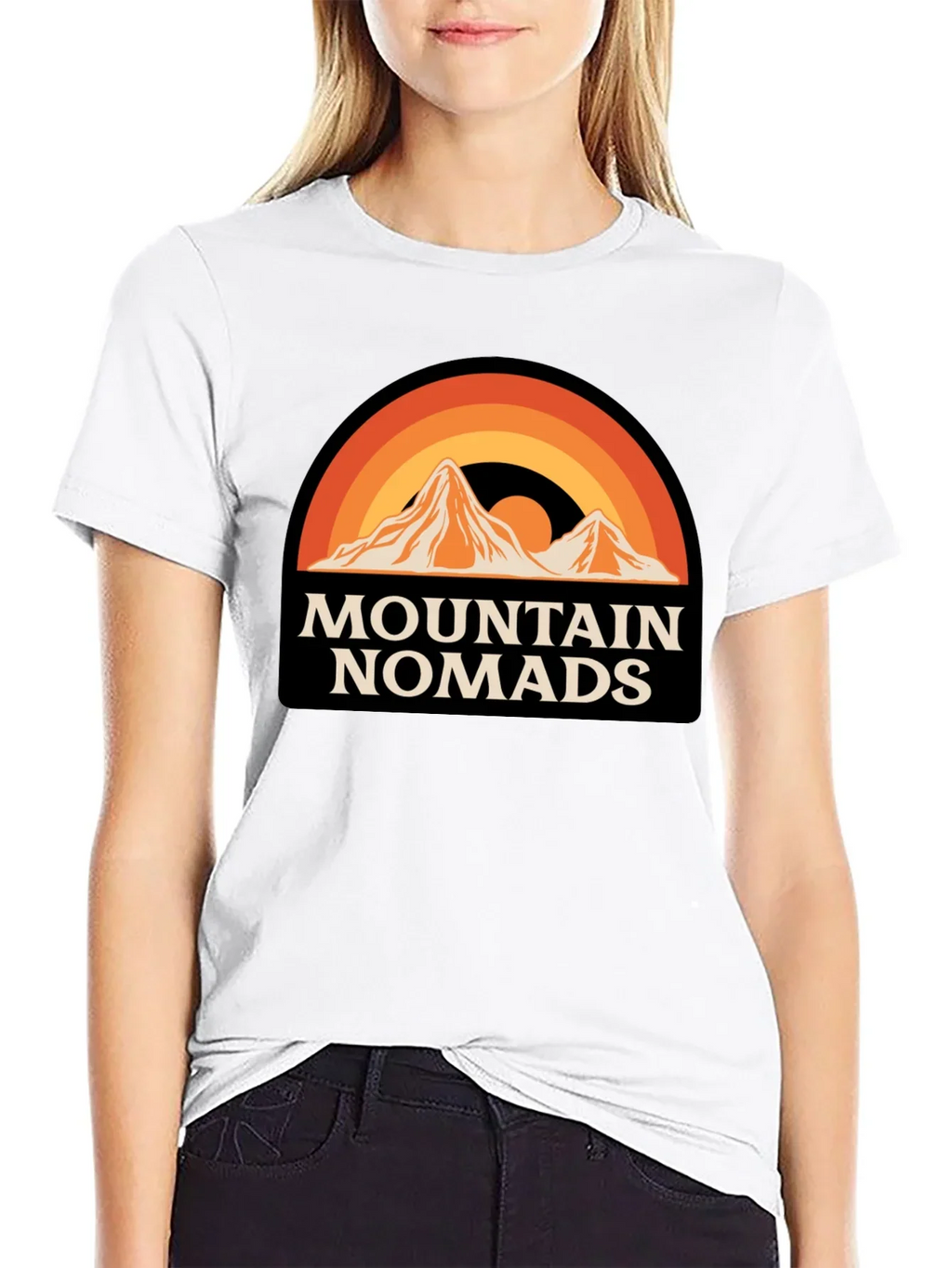 Mountain Nomads Graphic T-Shirt - Retro Outdoor Apparel
