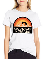 Mountain Nomads Graphic T-Shirt - Retro Outdoor Apparel