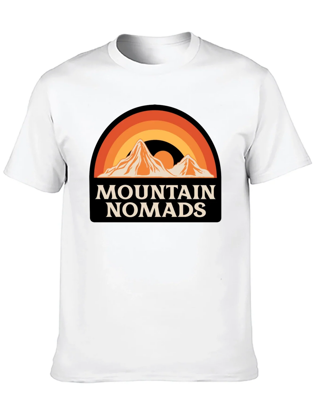 Mountain Nomads Graphic T-Shirt - Retro Outdoor Apparel