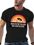 Mountain Nomads Graphic T-Shirt - Retro Outdoor Apparel