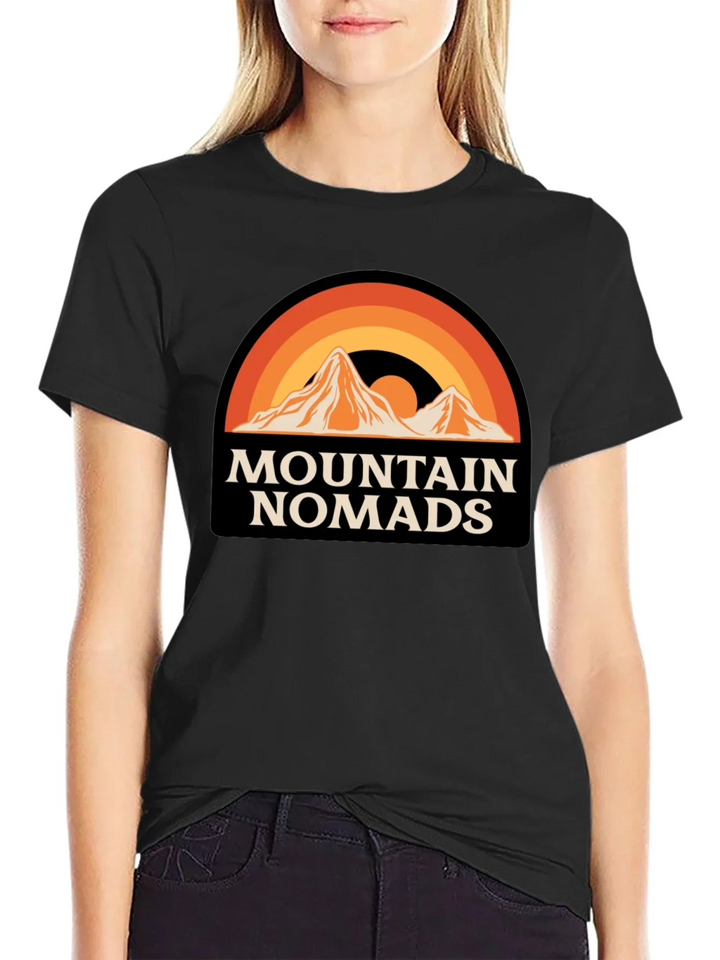 Mountain Nomads Graphic T-Shirt - Retro Outdoor Apparel