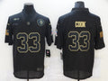 Men's Minnesota Vikings Dalvin Cook #33 Black Player Game Jersey1