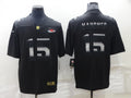 Men's Kansas City Chiefs Patrick Mahomes #15 Black Vapor Elite Jersey1