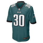 Justin Evans Philadelphia Eagles Nike Game   Jersey - Midnight Green