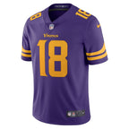 Justin Jefferson 18 Minnesota Vikings Alternate Vapor Limited Jersey - Purple