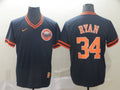 Men's Houston Astros Nolan Ryan #34 Navy Fashion Stitched Jersey1