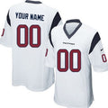 Custom1 Houston Texans White Limited Jersey1 Stitched American Football Jerseys