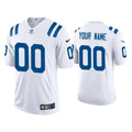 Men's Indianapolis Colts Custom1 Player Game Jersey1 White